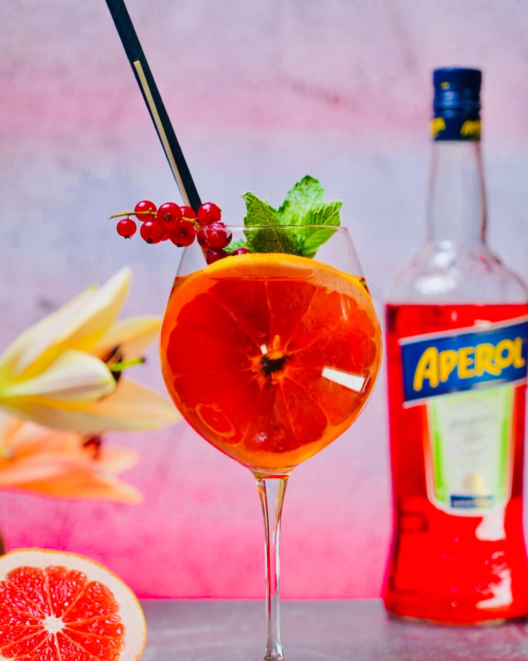 Happy Hour cocktail with Aperol at Mami Viet Leipzig – fruity and fresh